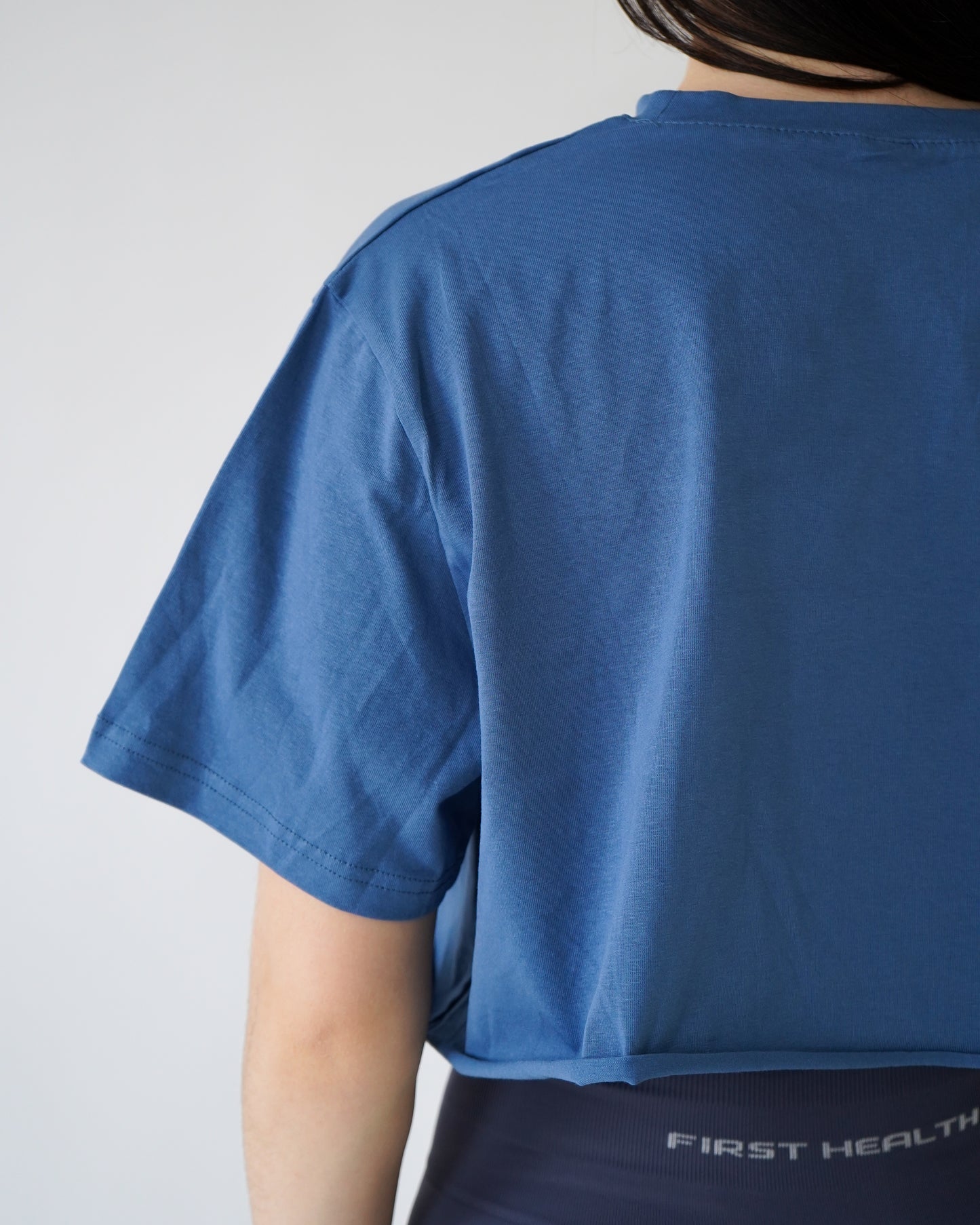 Vital Crop Tee - Denim