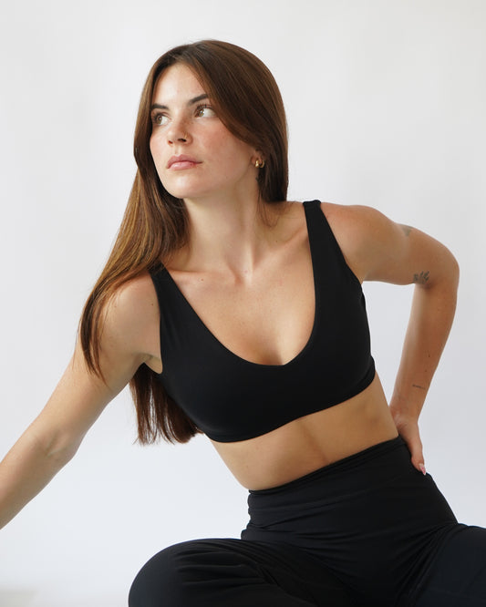 Hatha Sports Bra - Black