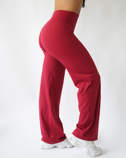 Hatha Straight Leg Pants - Merlot