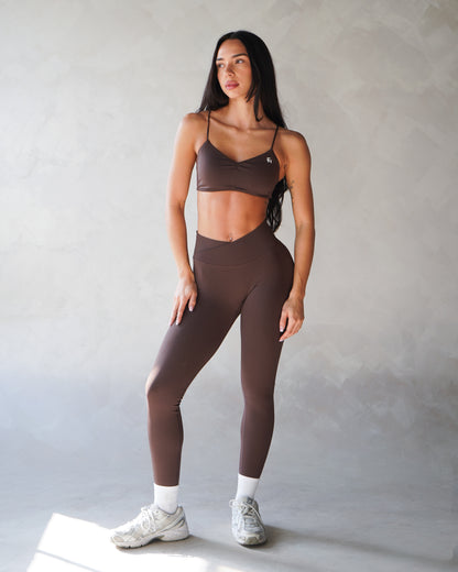 MotionSculpt V-Waist Leggings - Espresso