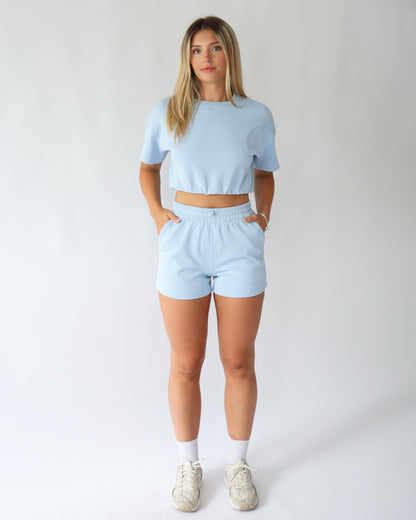 Lounge Cinched T-Shirt - Sky