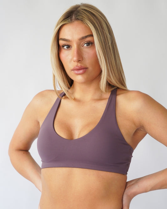 Effortless Sports Bra - Violet Mauve
