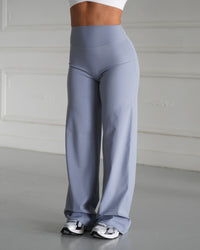 Hatha Straight Leg Pants - Dusty Blue