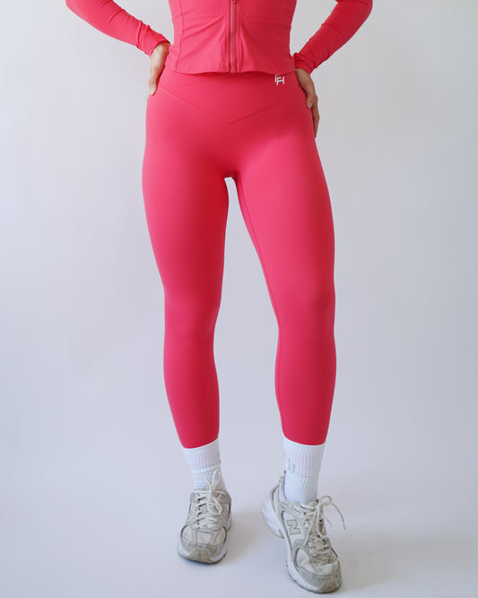 Onyx V Waist Leggings - Fruit Punch