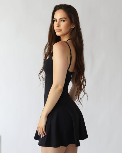 UltraSoft Mini Sport Dress - Black