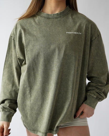 Lifting Club Long Sleeve - Olive