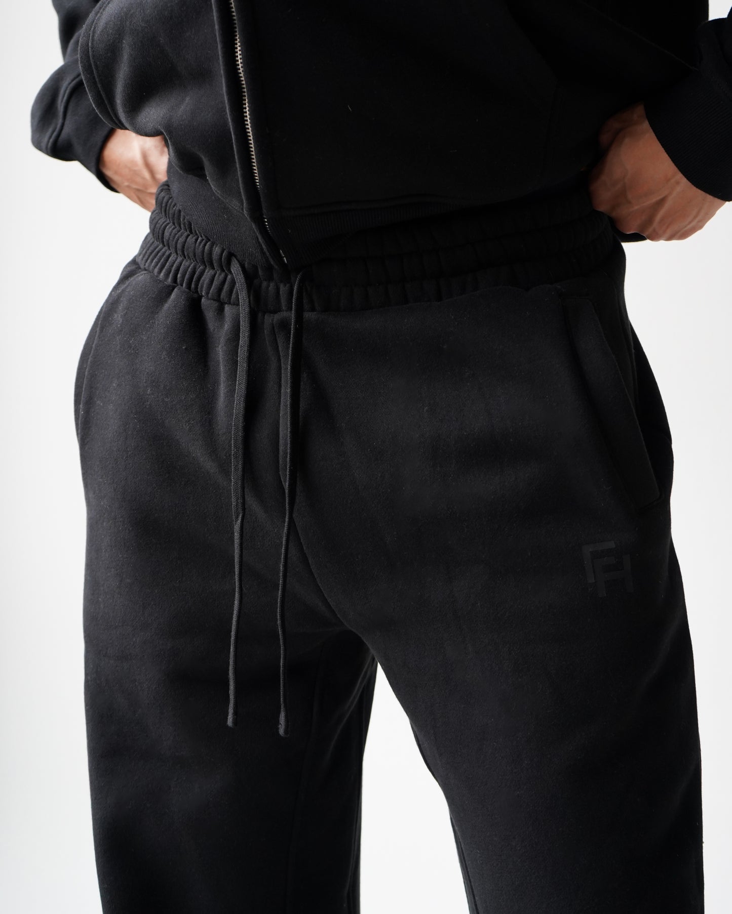 Reset Straight-Leg Sweatpants - Black