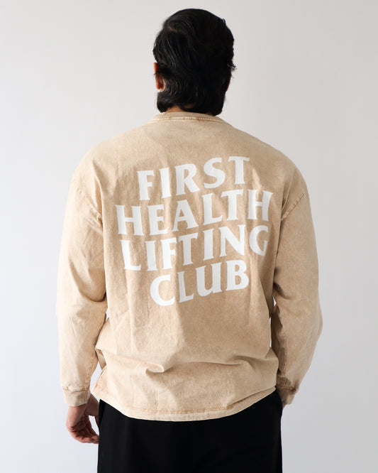 Lifting Club Long Sleeve - Sand