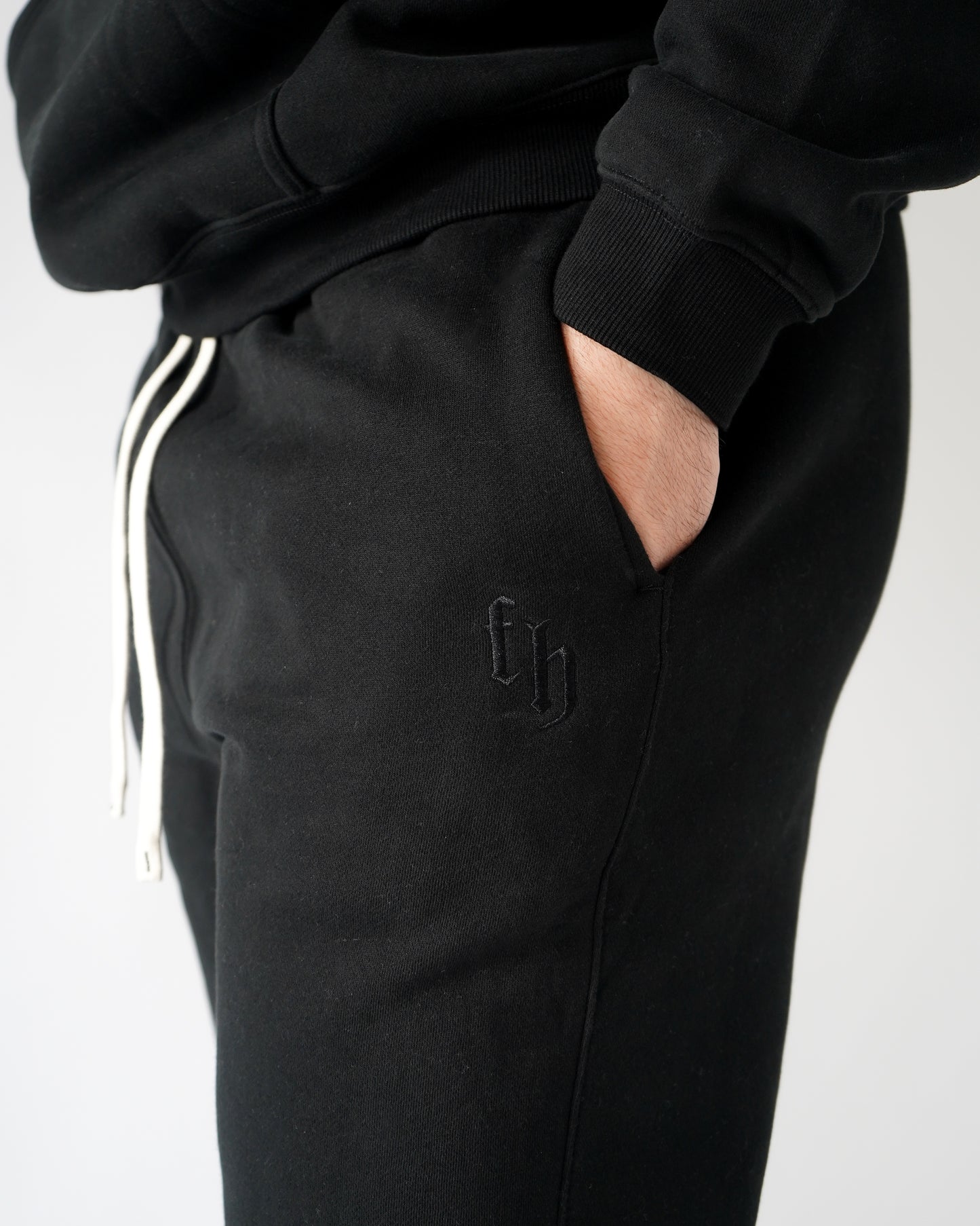 Legacy Straight-leg Sweatpants - Black