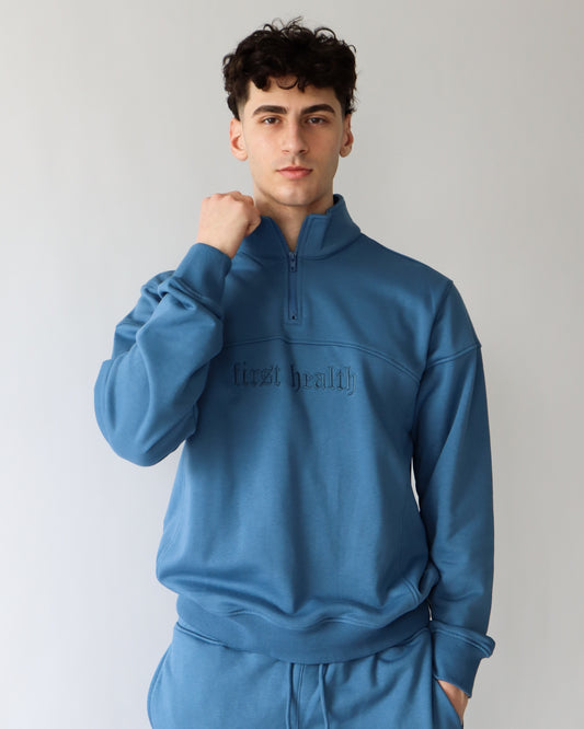 Essential Quarter Zip - Steel