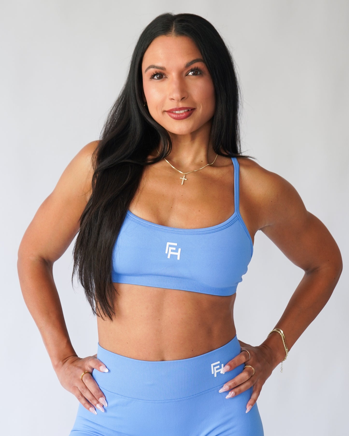 Ascend Contour Sports Bra - Malibu