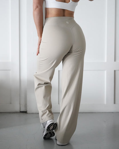 Hatha Straight Leg Pants - Sand