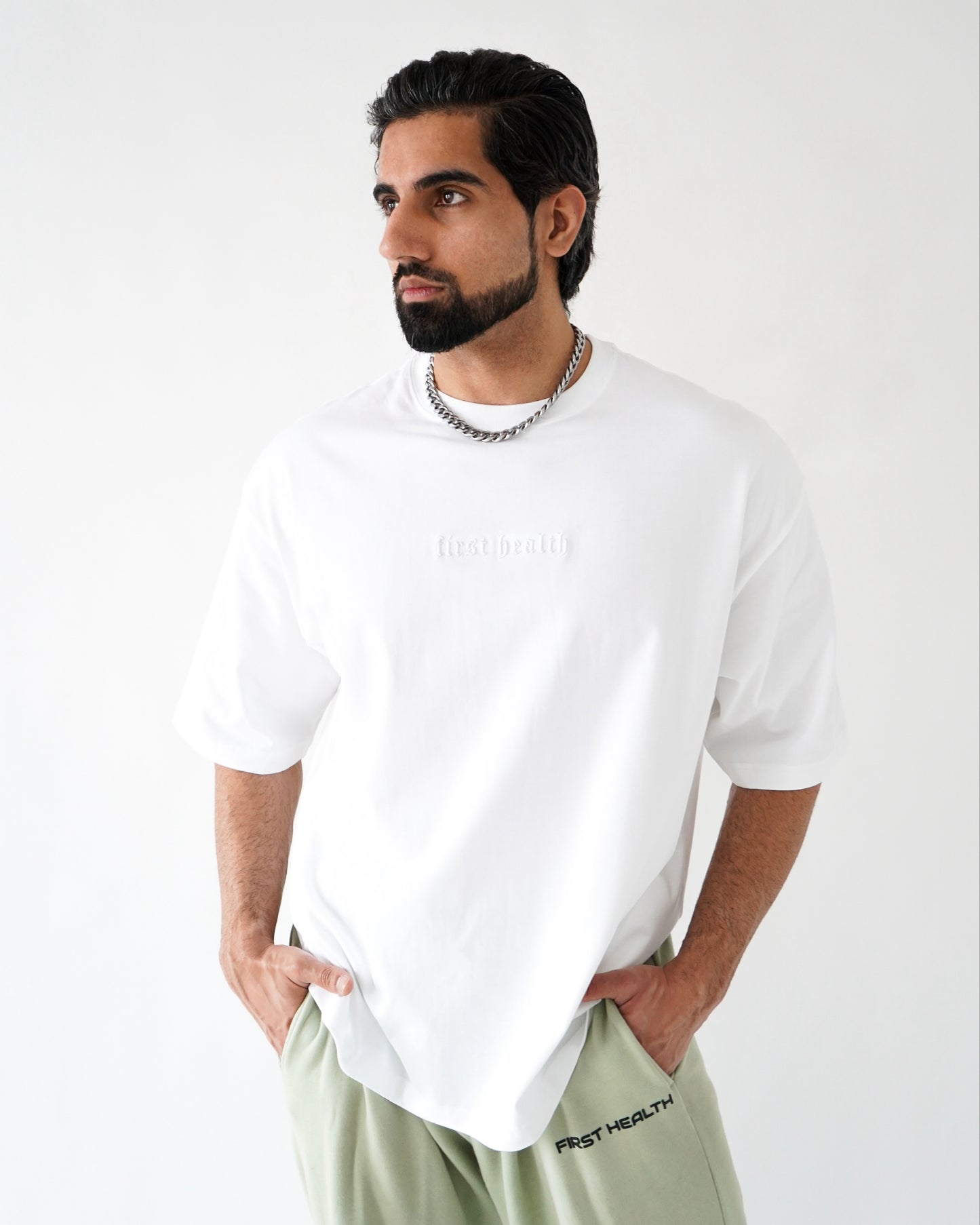 WARMUP T-SHIRT- White