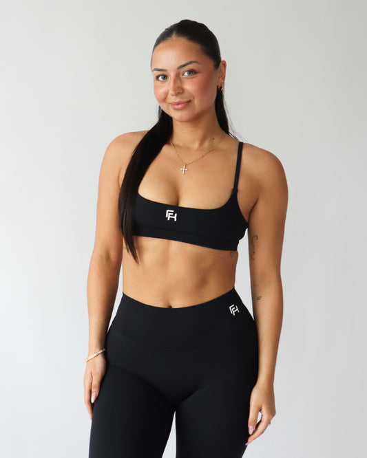 Flow Micro Sports Bra - Black