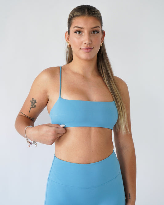 DEFINE BANDEAU SPORTS BRA - Sky