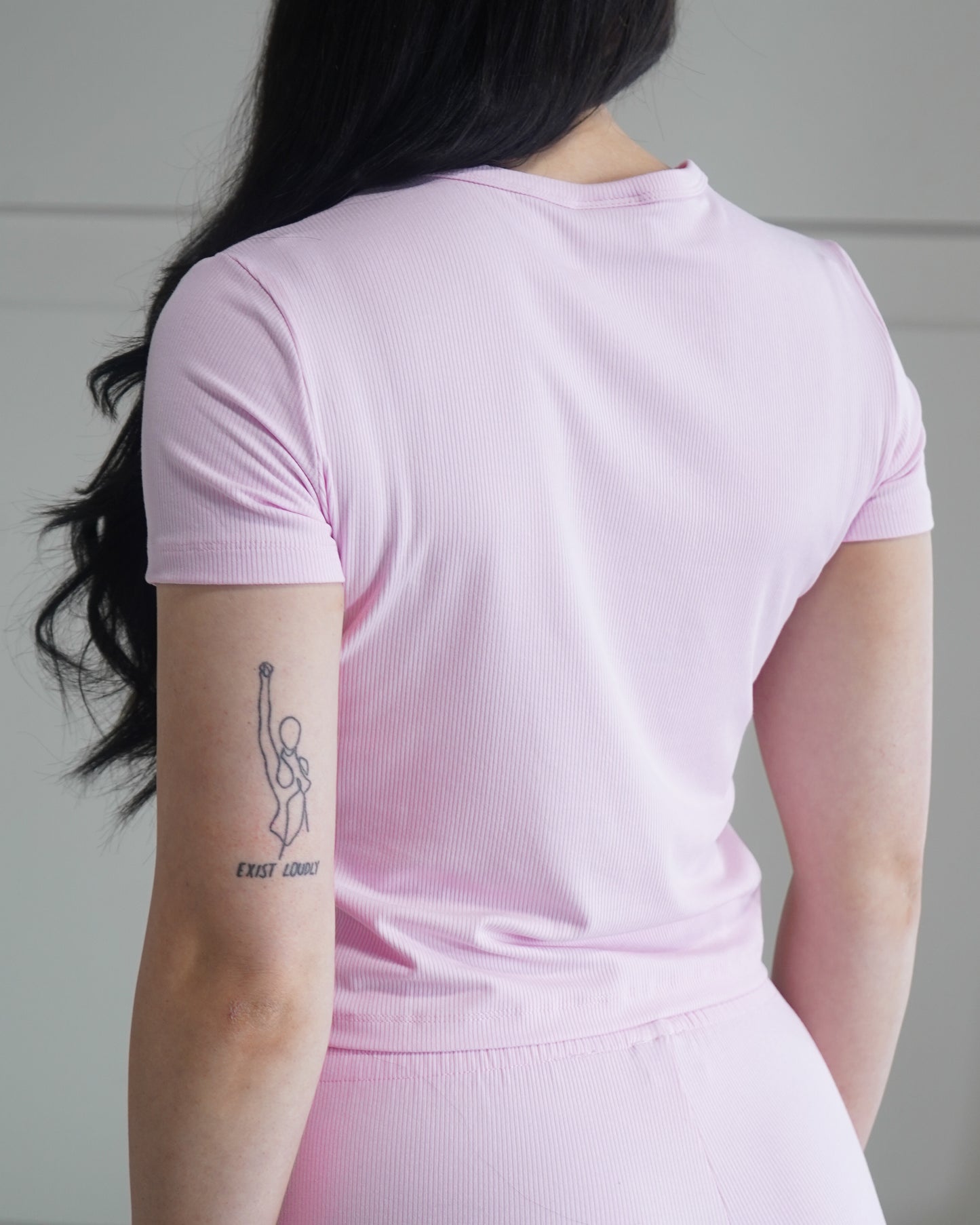 Luxe Lounge T-Shirt - Blush