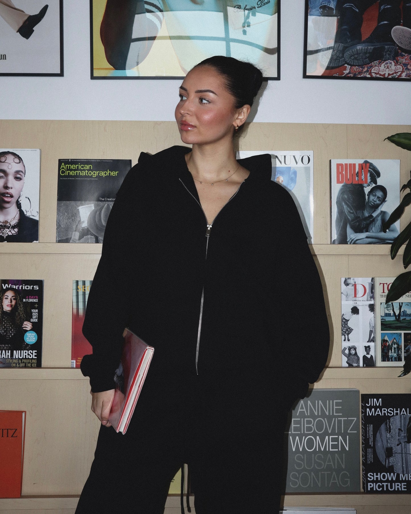 Reset Zip-Up Hoodie - Black