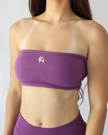 Ascend Bandeau Sports Bra - Amethyst