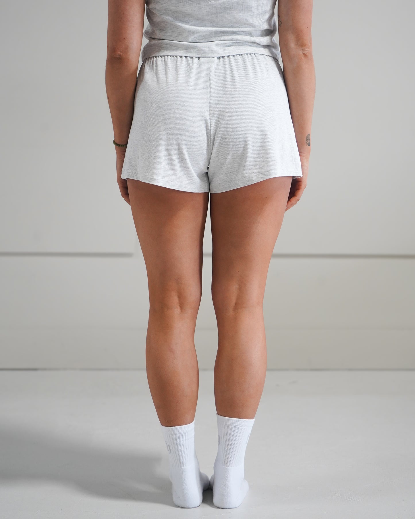 Luxe Lounge Shorts - Heather Gray