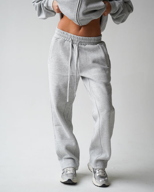 Reset Straight-Leg Sweatpants - Heather Gray