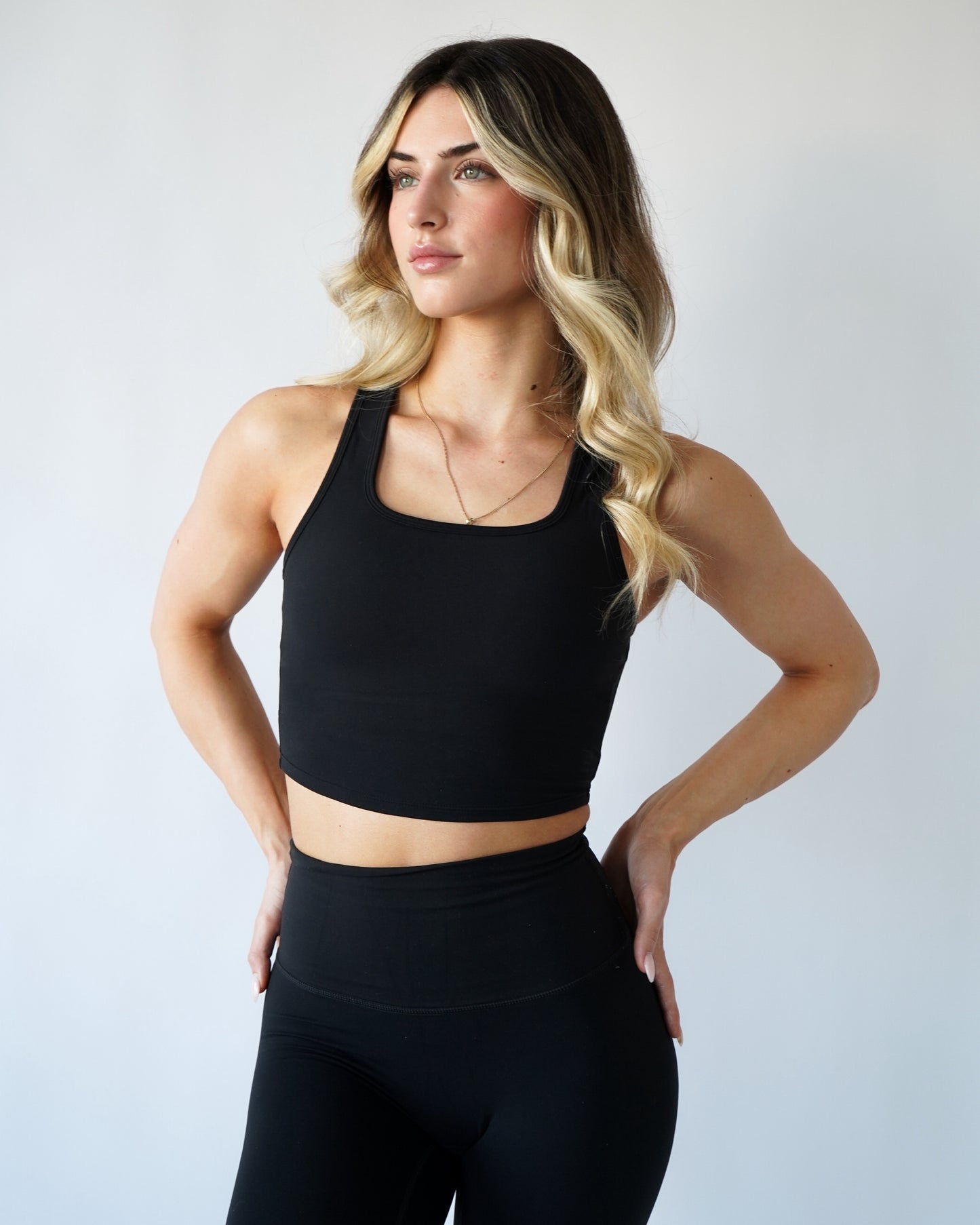 PERFORMANCE RACERBACK TOP - Black