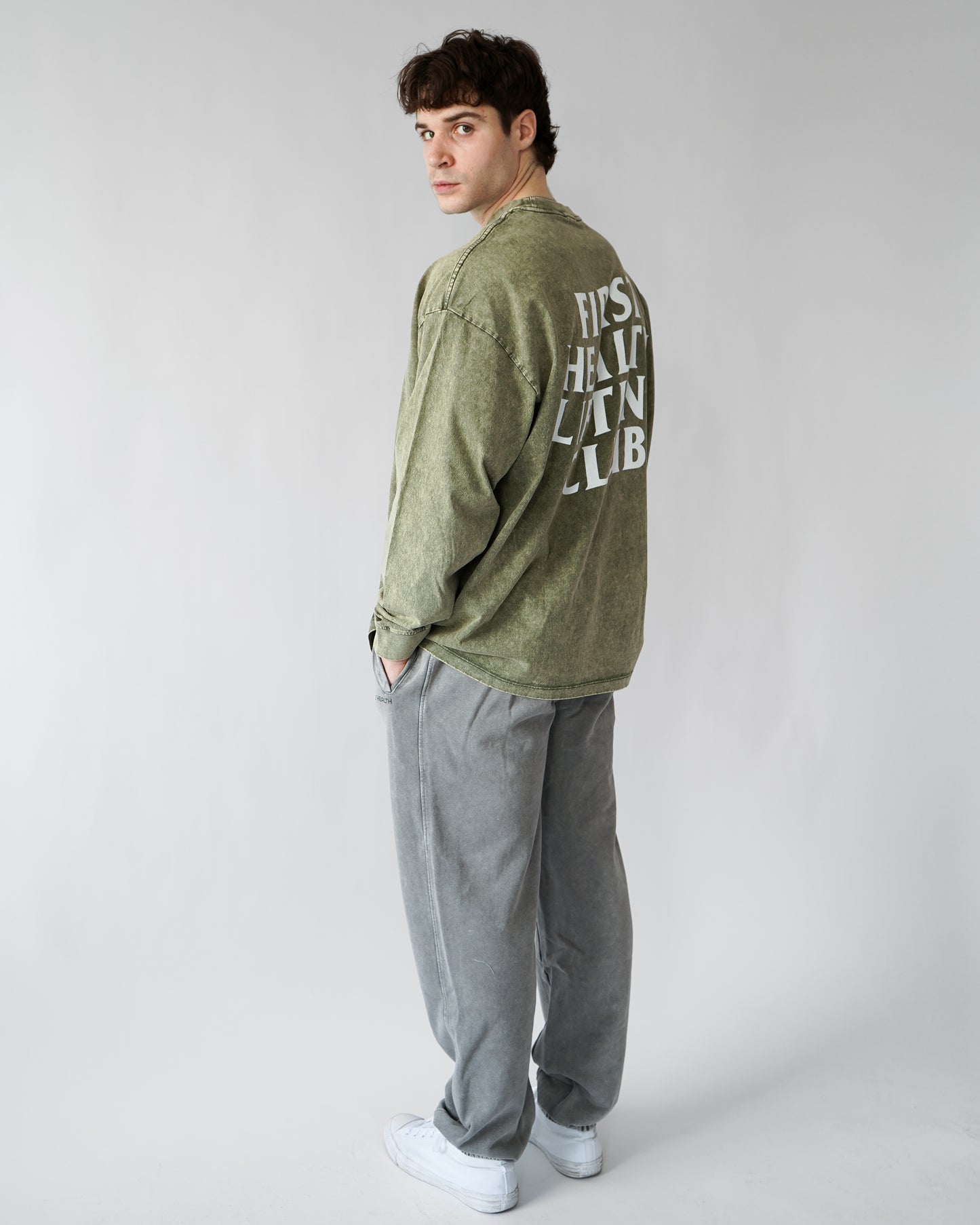 Lifting Club Long Sleeve - Olive