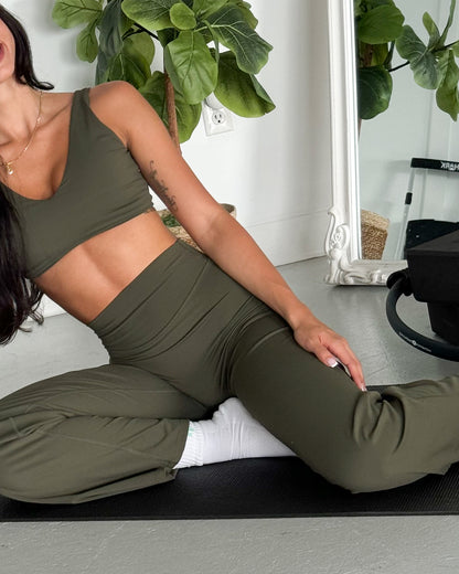 Hatha Straight Leg Pants - Pine