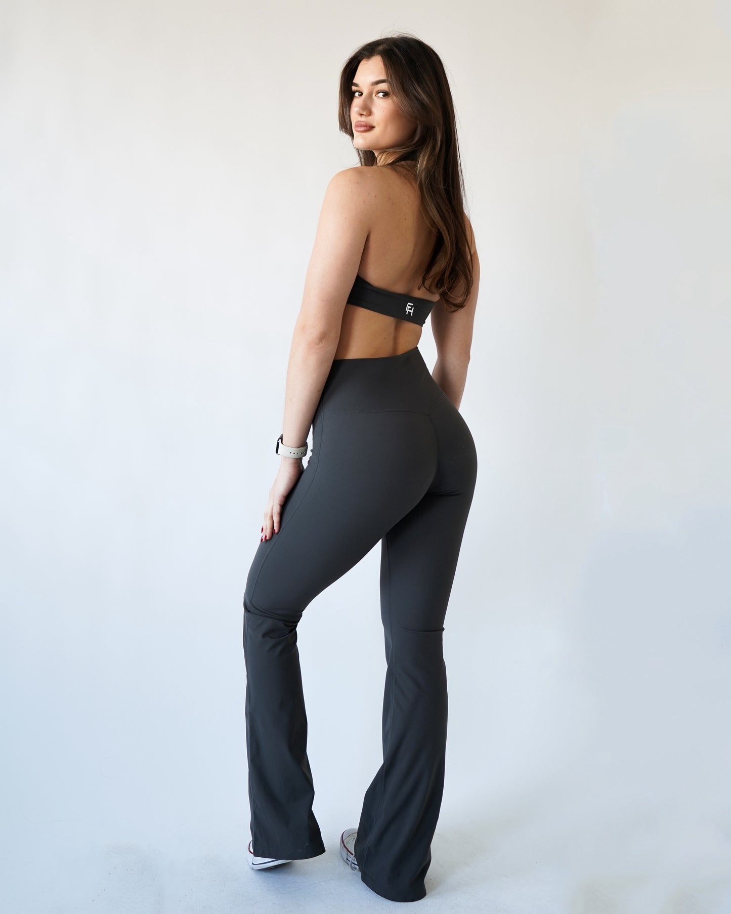 Performance Halter Top - Iron