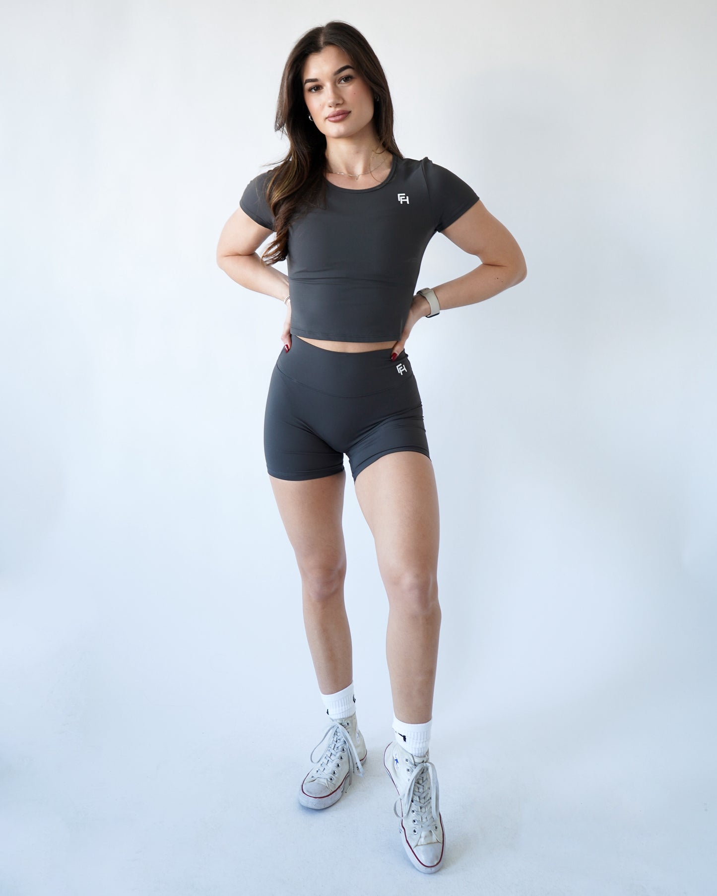 Performance Biker Shorts 6” - Iron