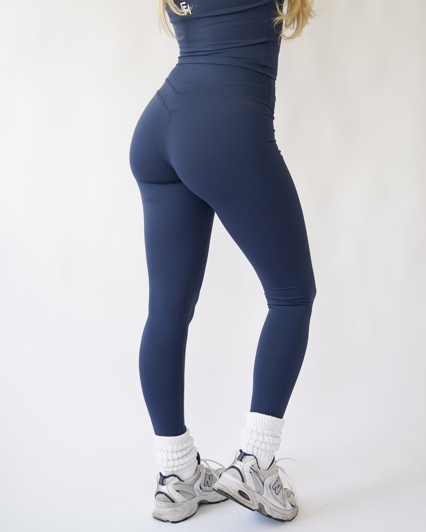 Effortless High-Rise Leggings 26" - Navy