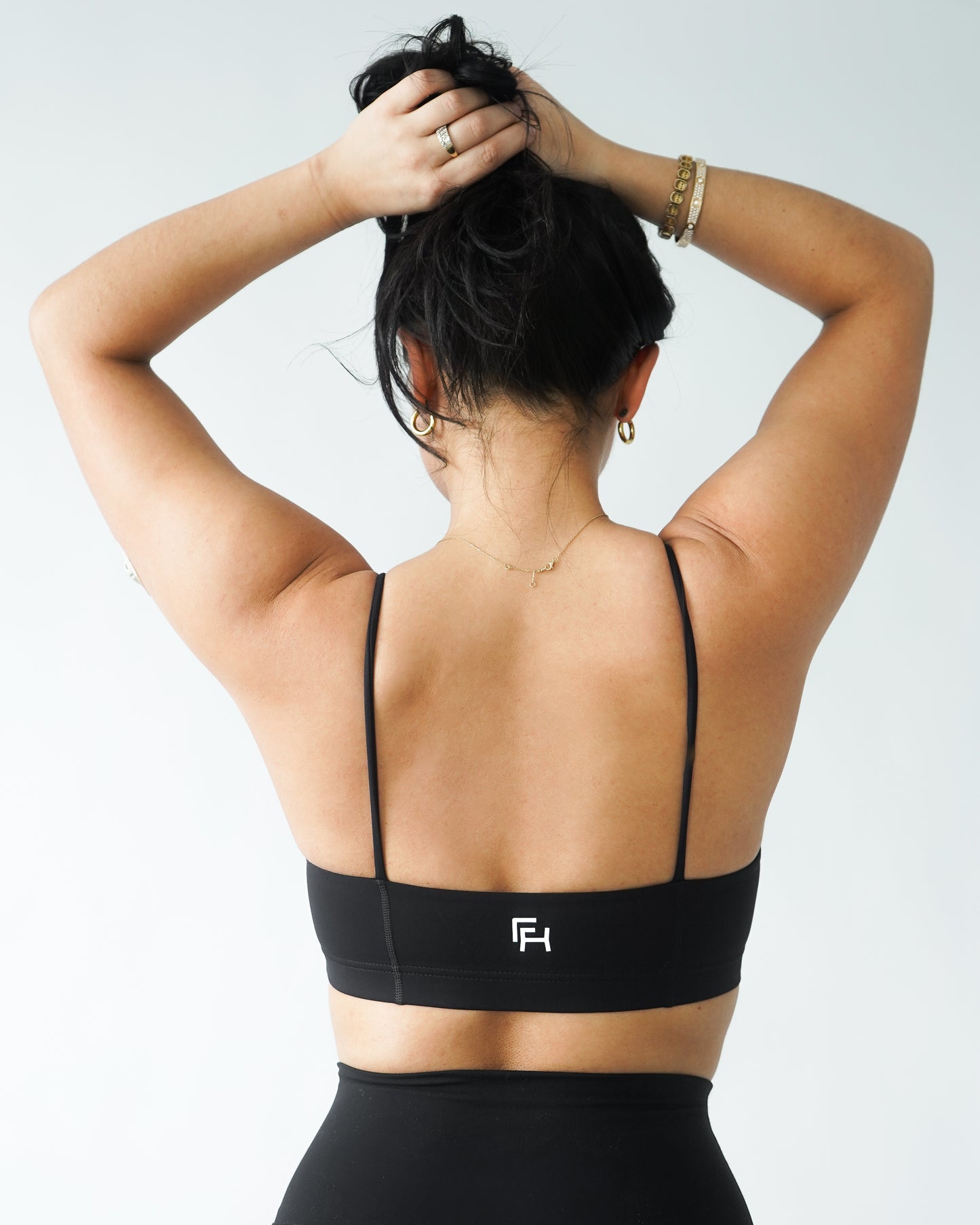 Bandeau Sports Bra - Black