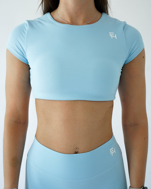 Adapt Crop Tee - Cloud