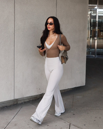 Ballet Wrap Top - Toffee