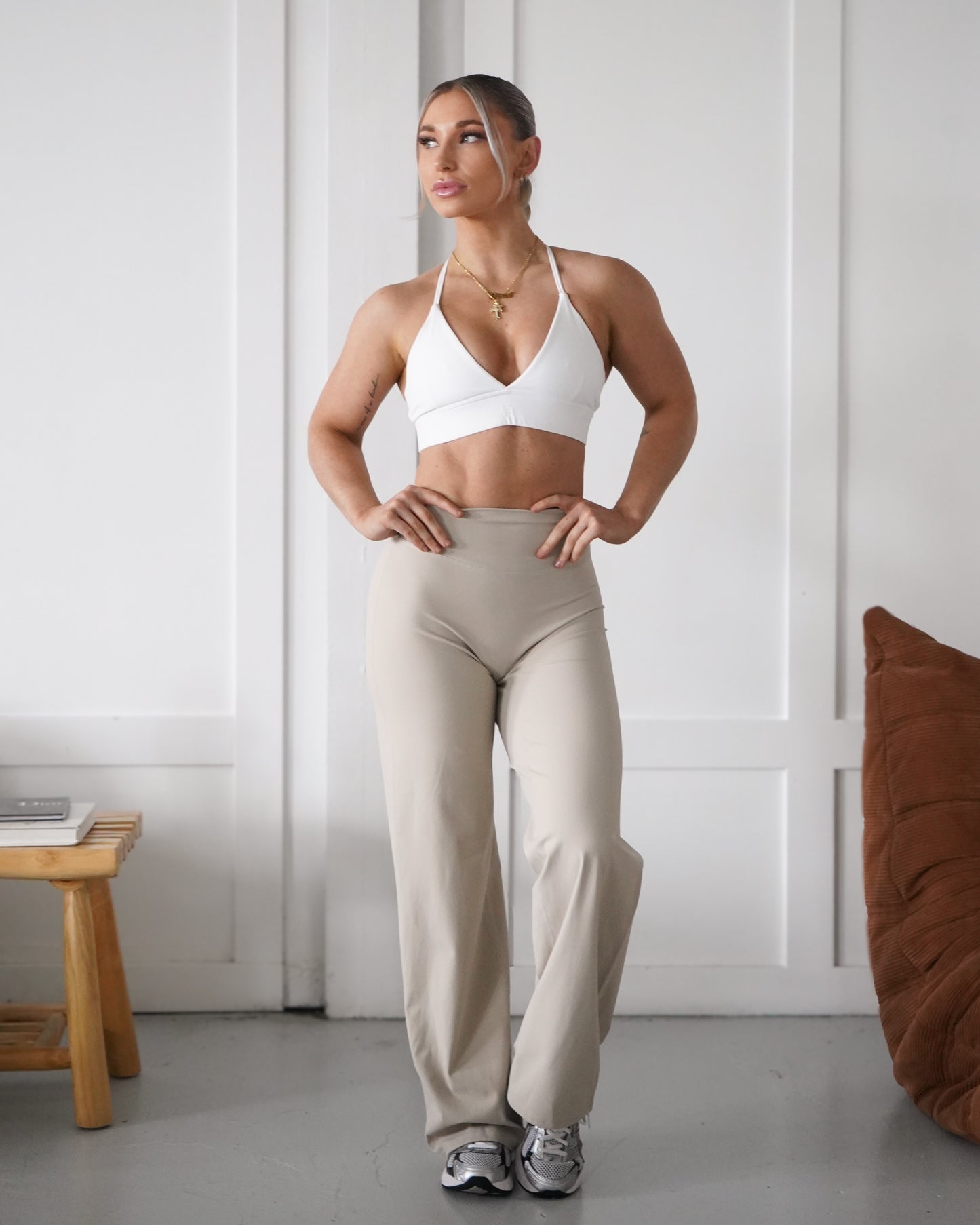 Hatha Straight Leg Pants - Sand