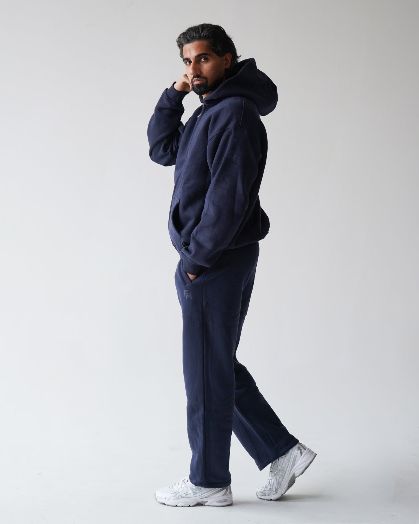 Reset Zip-Up Hoodie - Navy