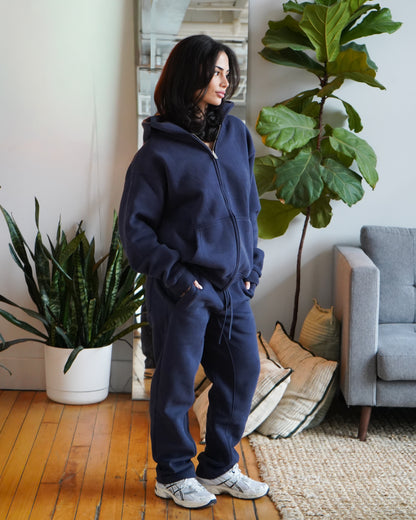 Reset Straight-Leg Sweatpants - Navy