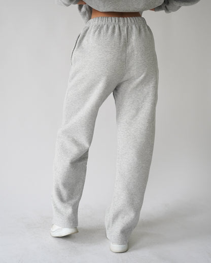 Legacy Straight-leg Sweatpants - Heather Gray