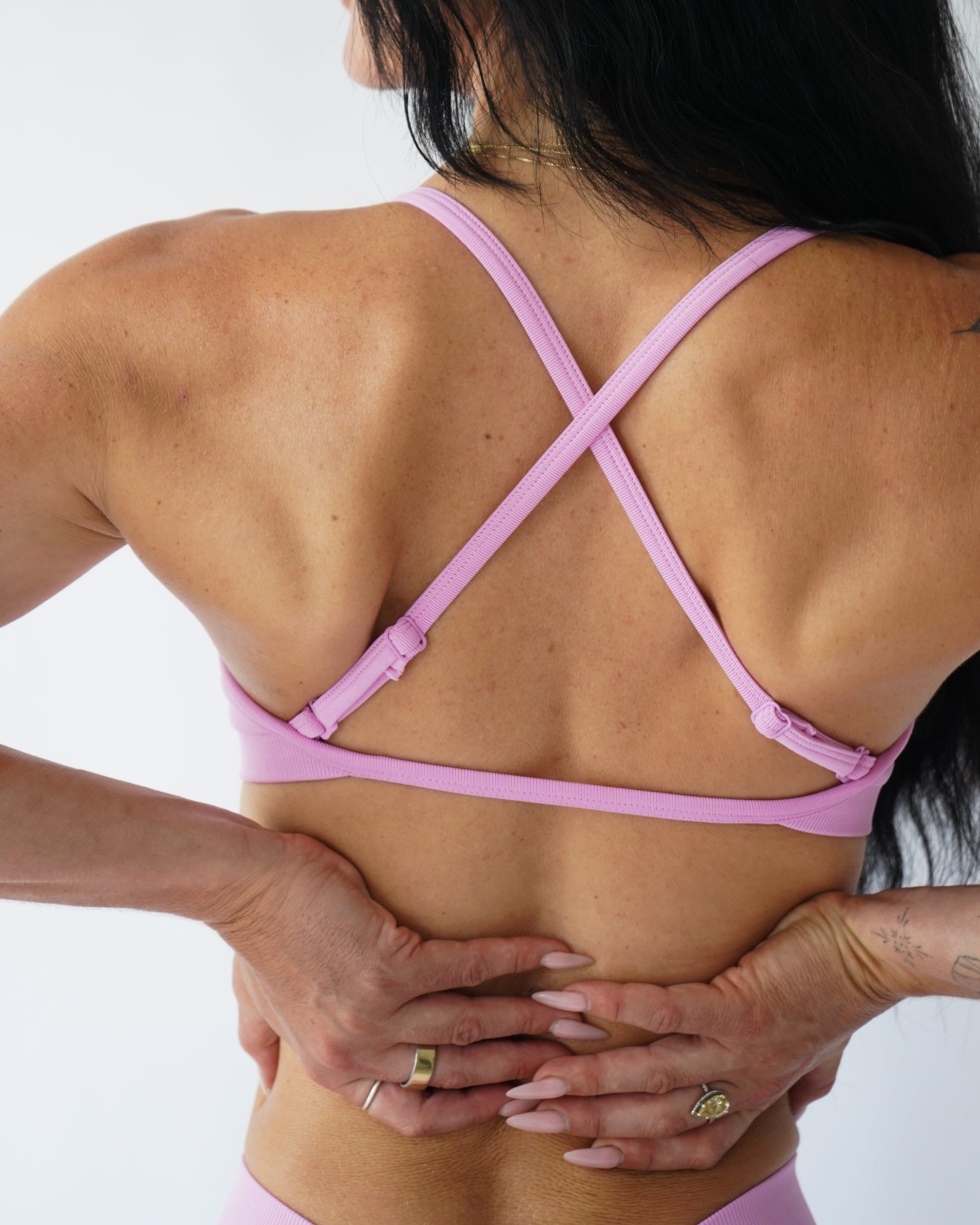 Ascend Contour Sports Bra - Peony