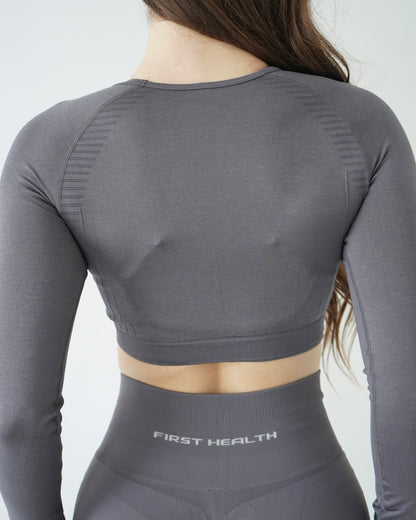 Enhance Cropped Long Sleeve - Pixie