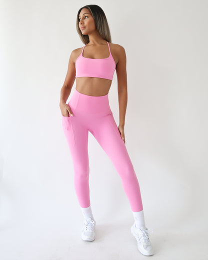 PERFORMANCE POCKET LEGGINGS - Bubblegum