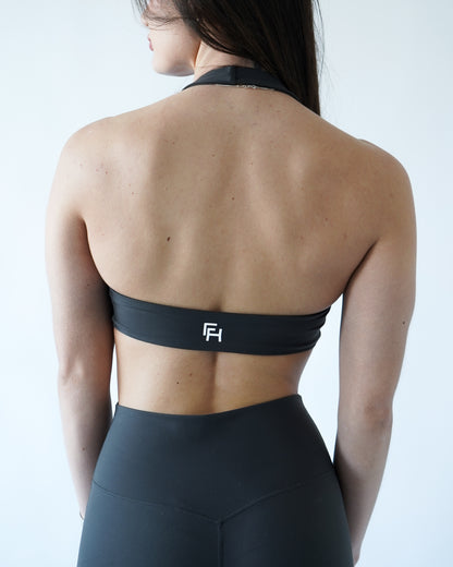 Performance Halter Top - Iron
