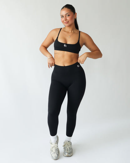 Flow Micro Sports Bra - Black