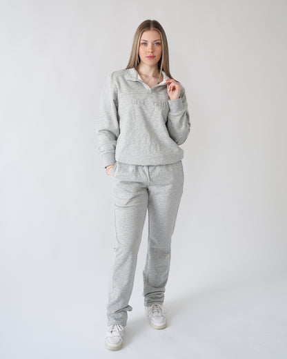 Essential Quarter Zip - Heather