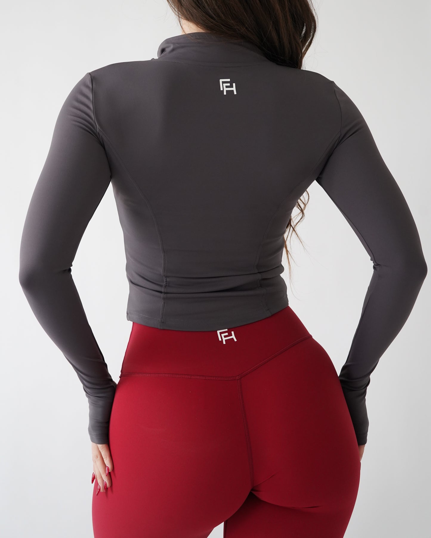 Sculpt Zip Up - Stone
