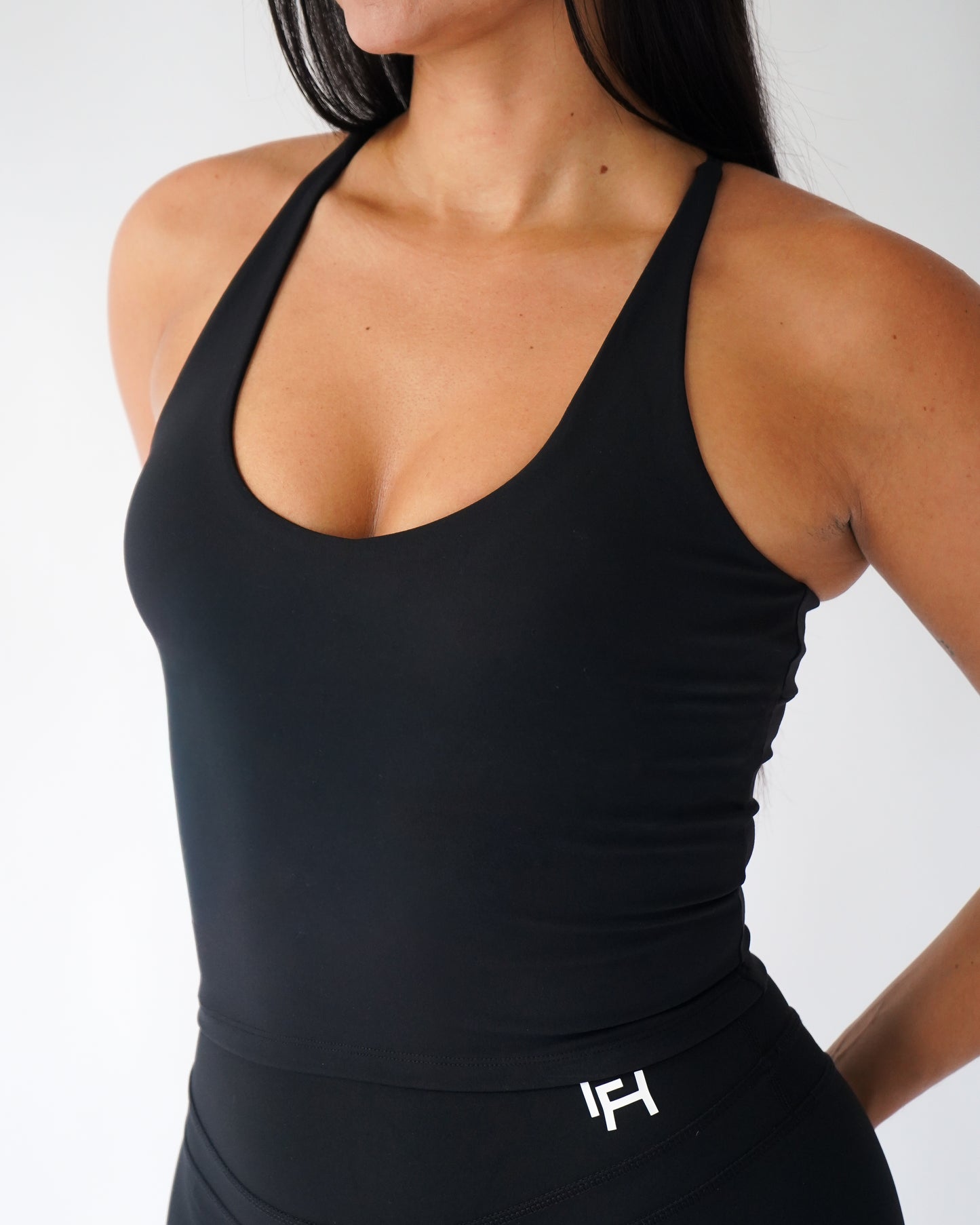 Effortless Adjustable Tank Top - Black
