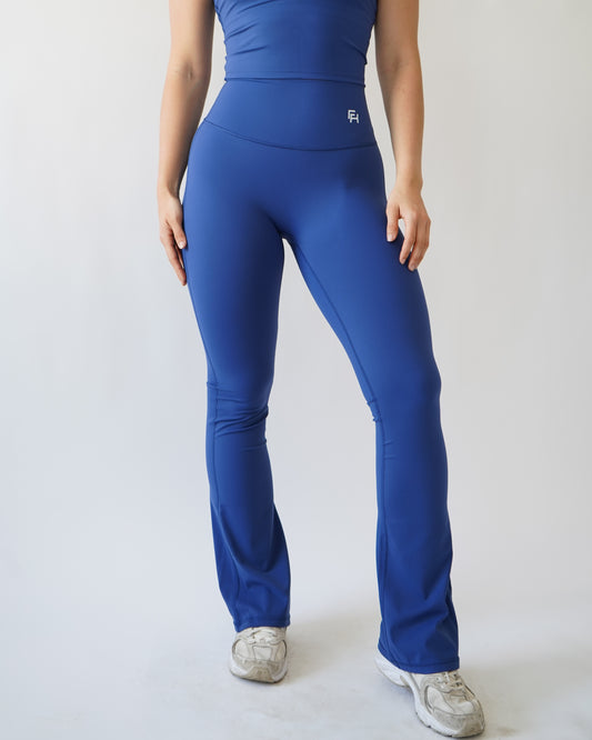 Onyx Flare Leggings - Denim