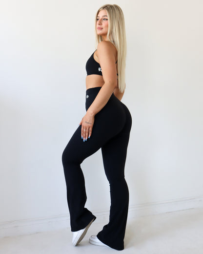 Onyx Flare Leggings - Black