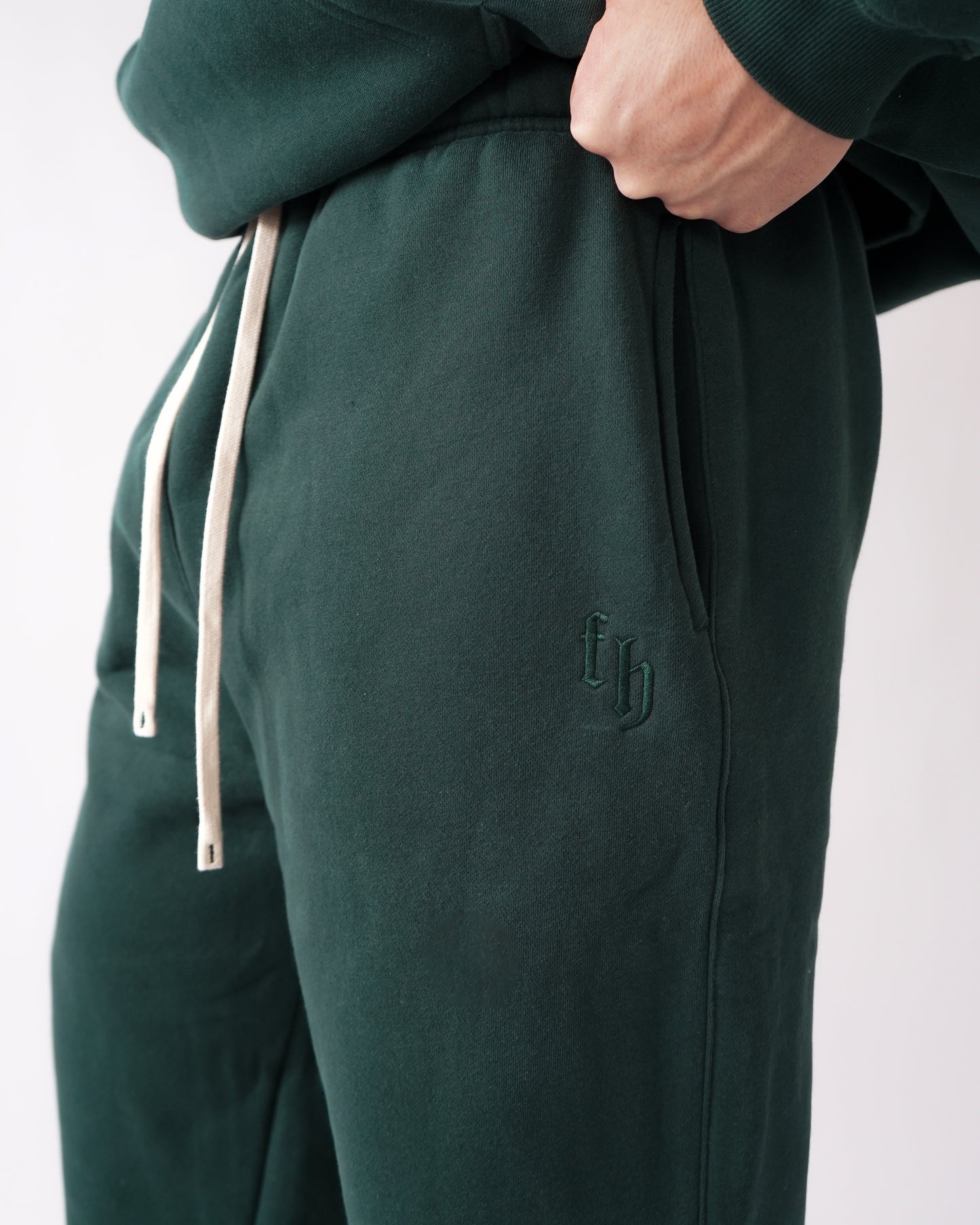 Legacy Straight-leg Sweatpants - Forest