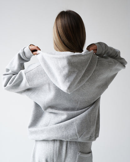 Reset Zip-Up Hoodie - Heather Gray