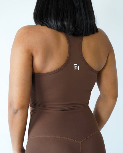 PERFORMANCE RACERBACK TOP - Clay